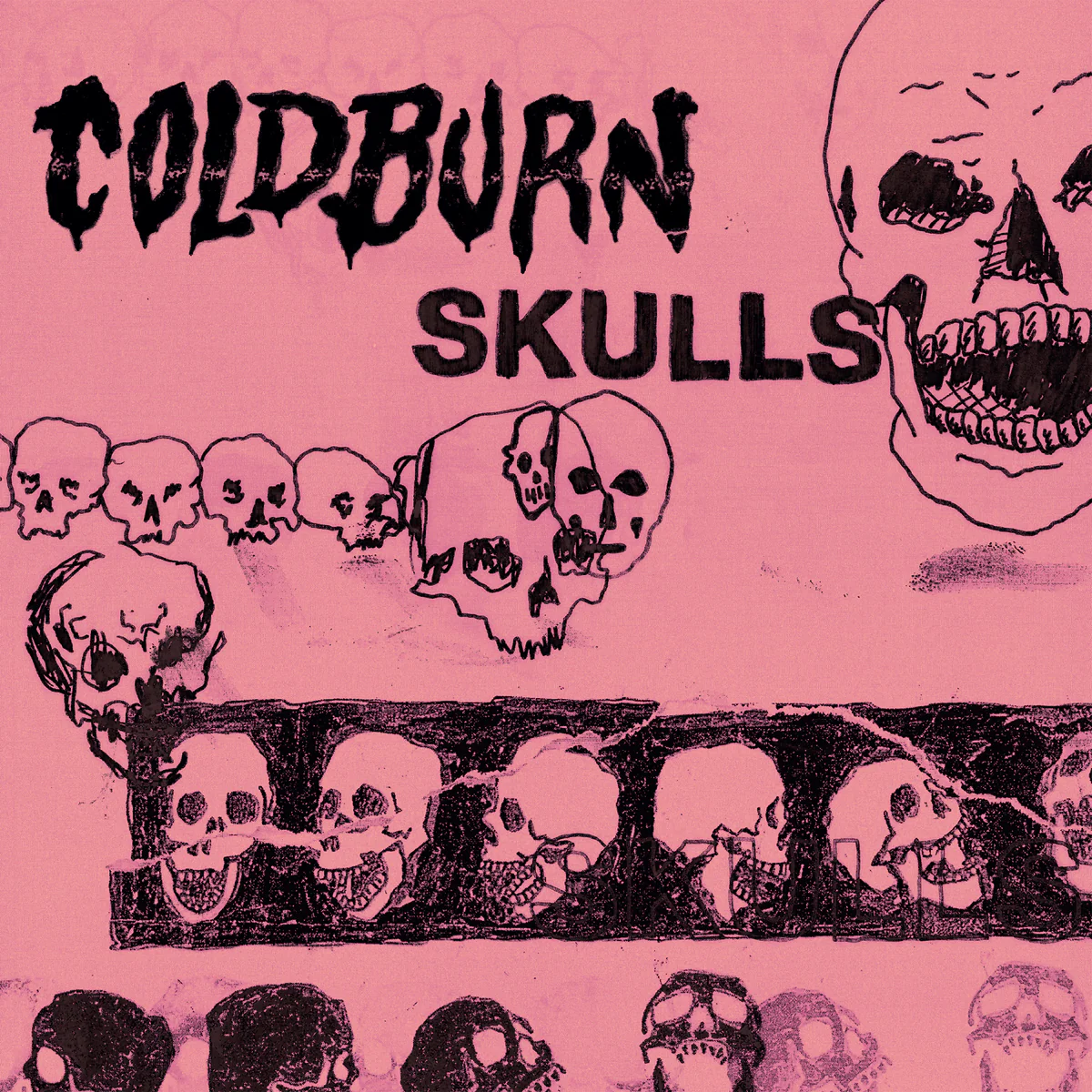 (image for) Coldburn -Skulls 7 inch (Clear Vinyl)