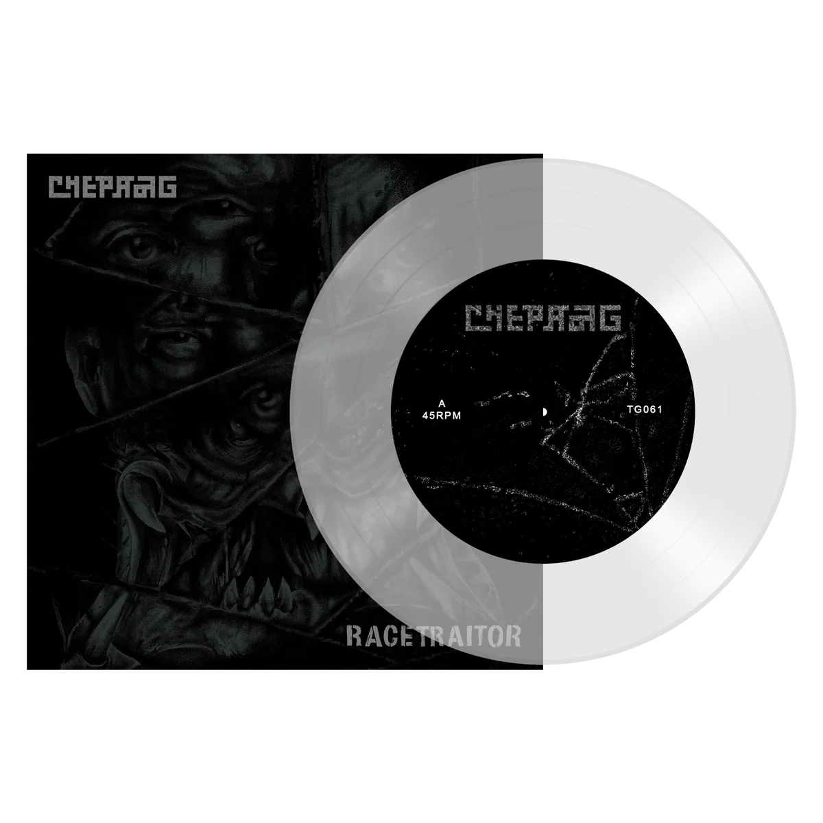 (image for) Racetraitor / Chepang - Split 7 inch (Clear Vinyl)