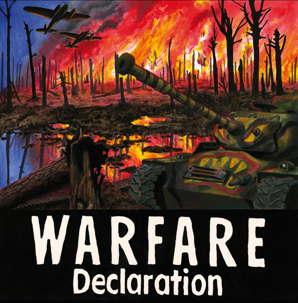 (image for) Warfare - Declaration LP (Silk screened B side)