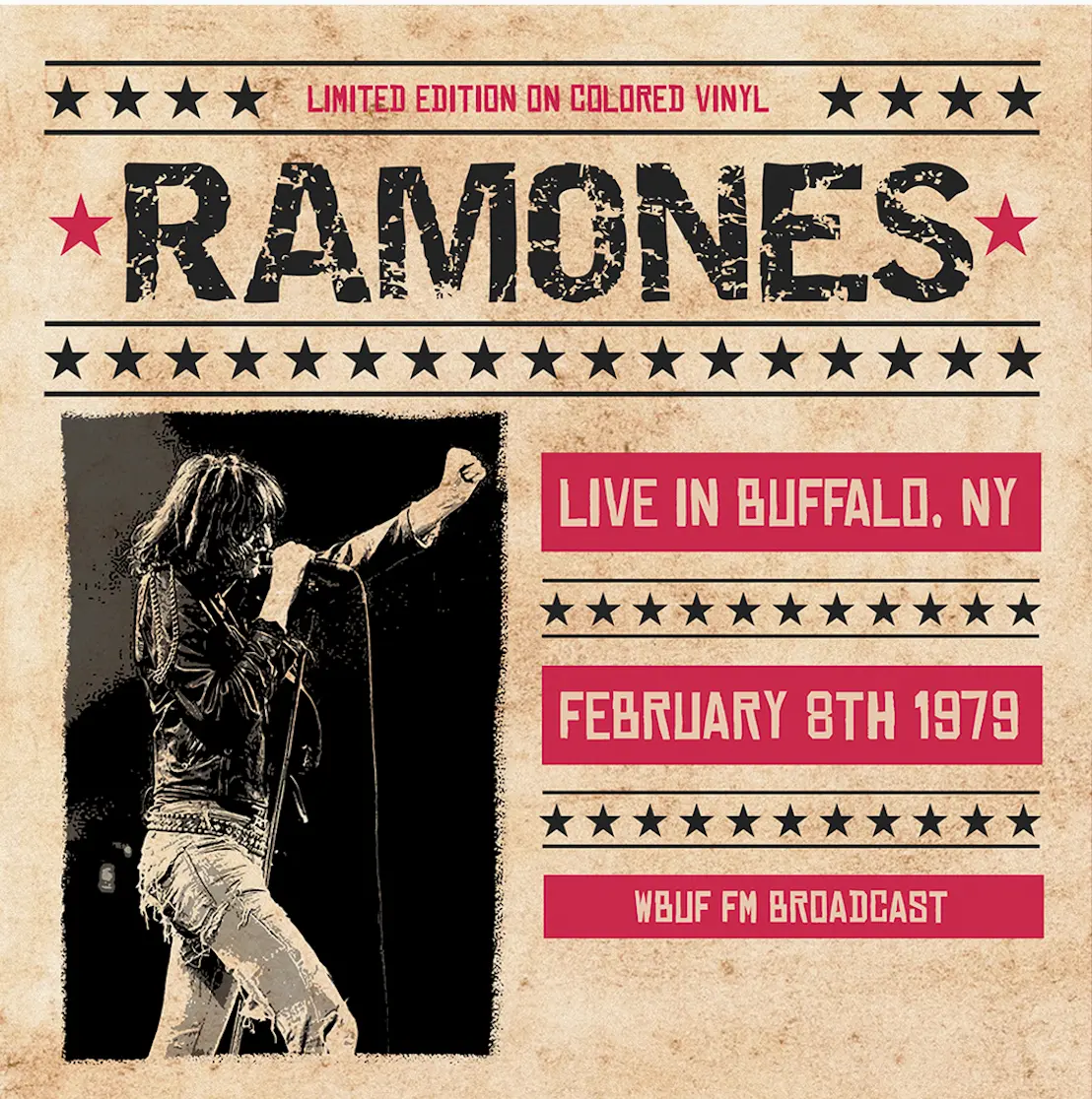 (image for) Ramones, The - Live In Buffalo NY, February 8th 1979 WBUF LP (Pink Vinyl)