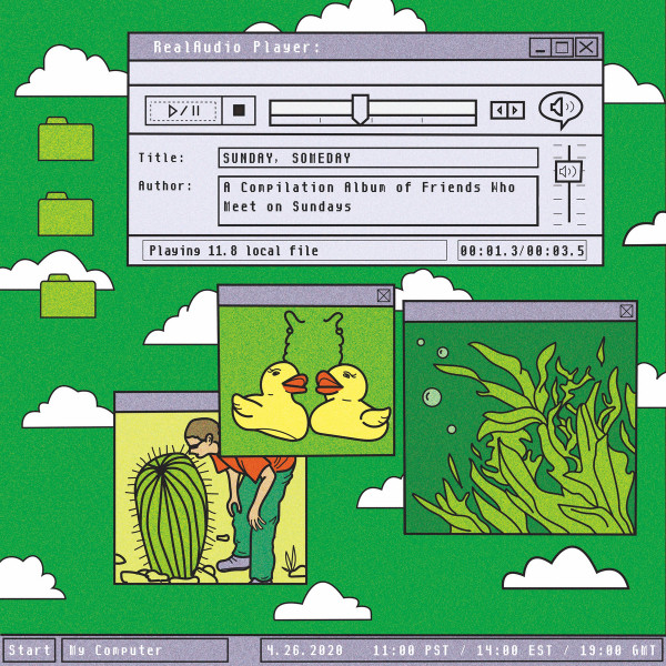 (image for) V/A Sunday Someday LP (Koji, Potty Mouth)