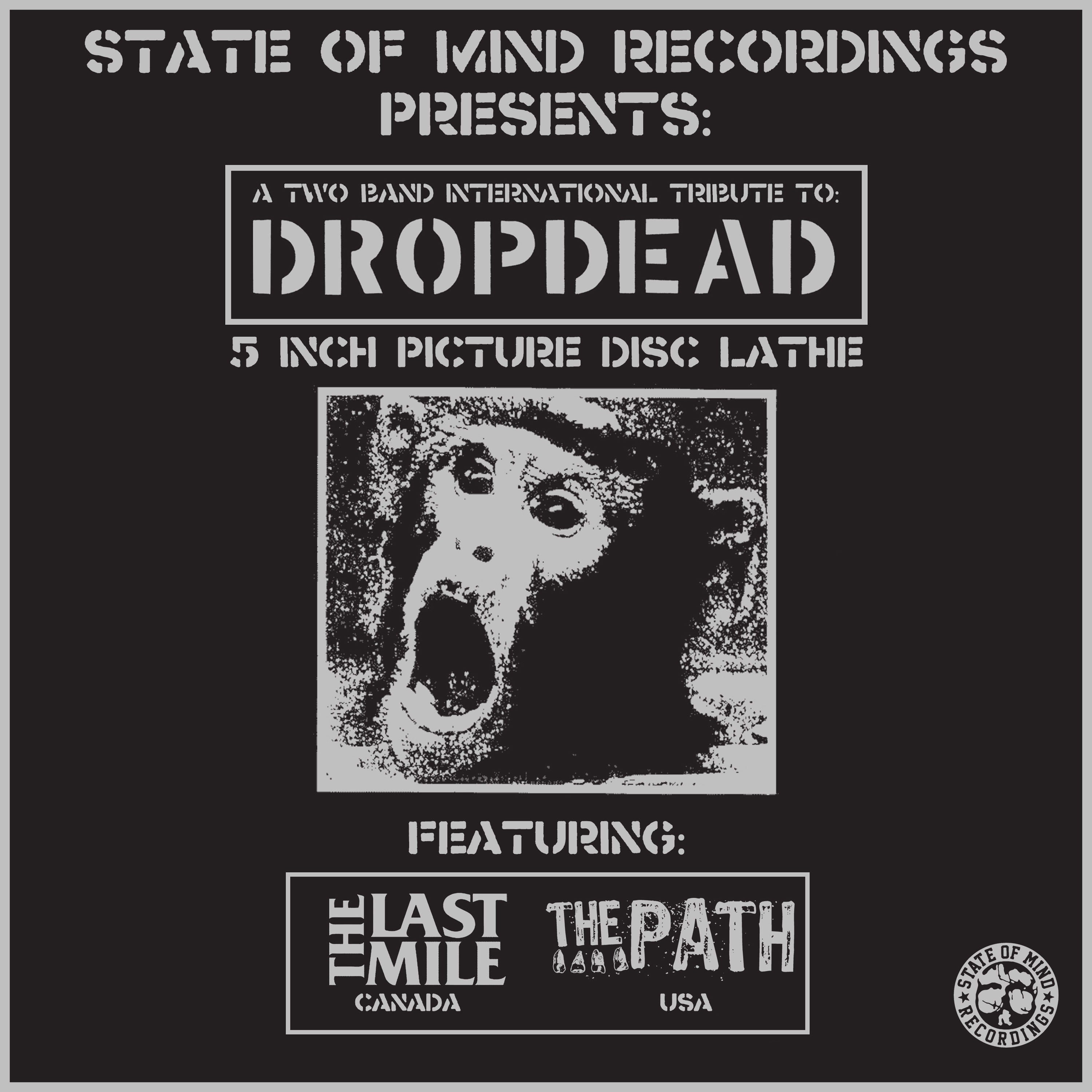 (image for) 2 Band International Tribute to DROPDEAD 5 inch Pic Disc Lathe (The Path, THE LAST MILE)