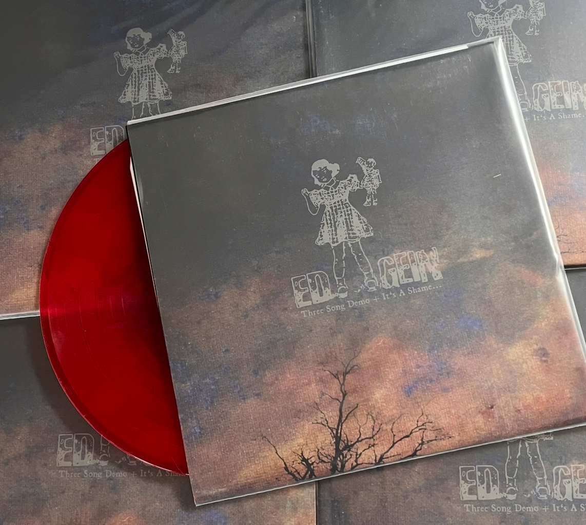(image for) Ed Gein - Three Song Demo + Its a Shame LP (DAMAGED COVER)