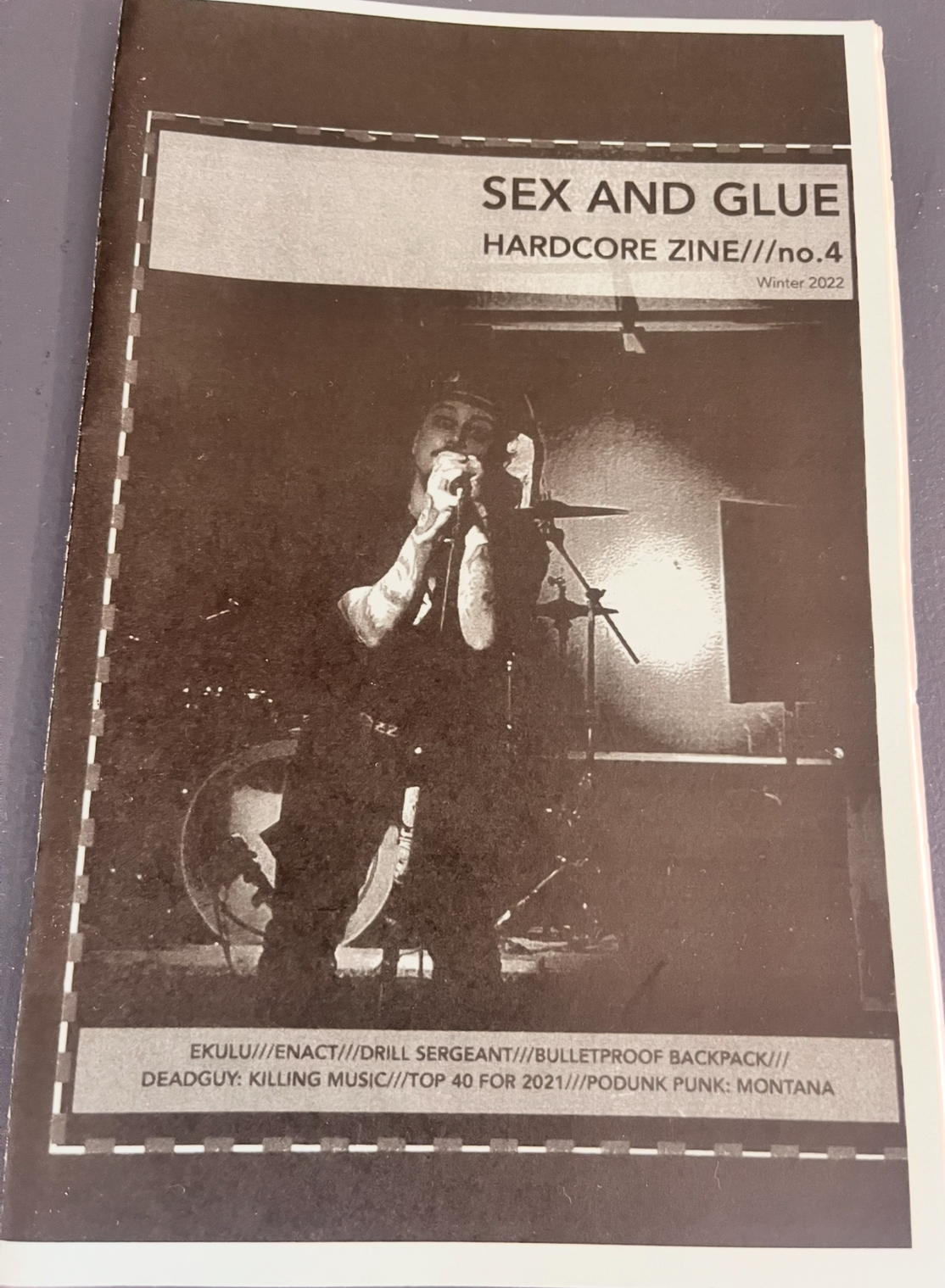 (image for) Sex and Glue Vol 4 Zine (Deadguy,Drill Seargant,Ekulu)